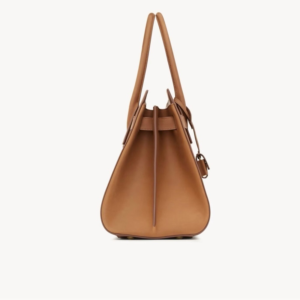 SAINT LAURENT 
SAC DE JOUR IN SUPPLE VEGETABLE LEATHER - Picture 3 of 10